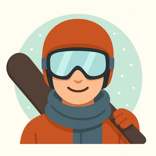 Alex — Snowboard Instructor, cartoon avatar