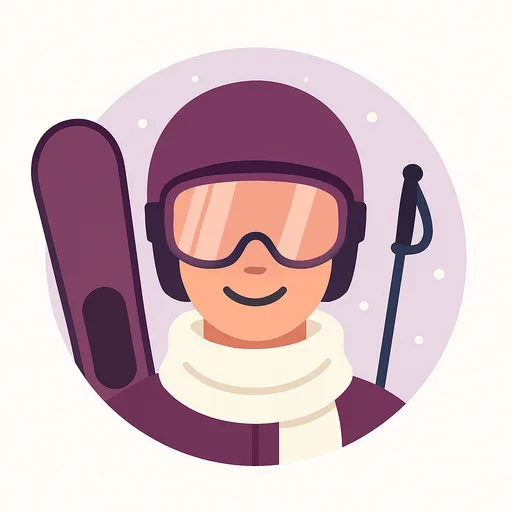Heather — Ski & Snowboard Instructor, cartoon avatar