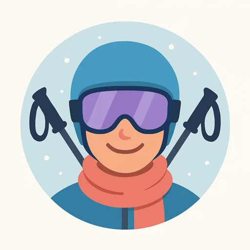 Sarah — Ski Instructor, cartoon avatar